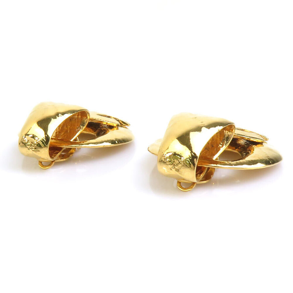 Chanel earrings, metal, gold, women's, h32612g - Picture 7 of 15